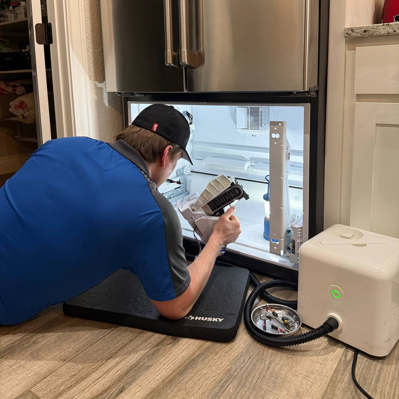 Quick Tweak technician on a same-day appliance repair call in San Antonio